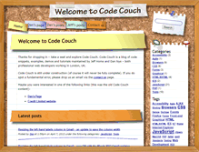 Tablet Screenshot of codecouch.com